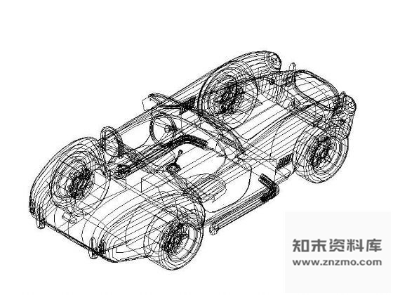 图块/节点车_CAD三维图集