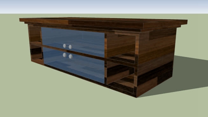 电视柜 草图大师模型