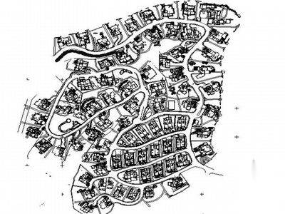 [南京]高档大气别墅景观规划设计施工图 居住区景观 示范区景观