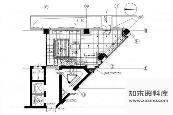 施工图江西传统养生茶文化会所室内装修图