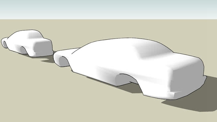 汽车 草图大师模型