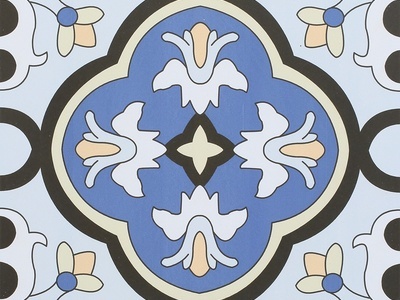 小花砖