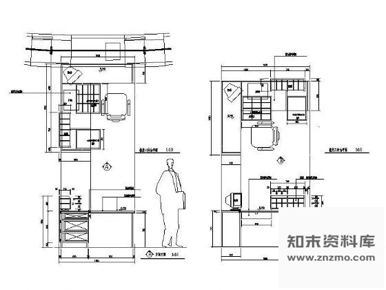 图块/节点银行柜员工作台详图 柜类