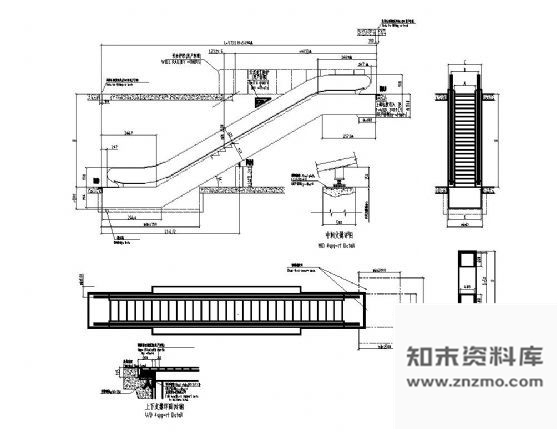 图块/节点自动扶梯详图大样Ⅰ