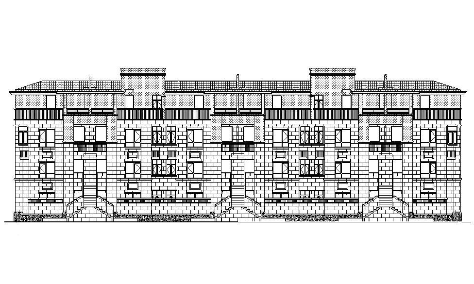 [上海]华夏幸福基业孔雀城居住区建筑施工图（CAD）