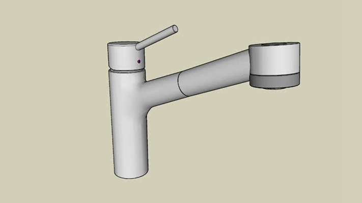 水龙头 草图大师模型
