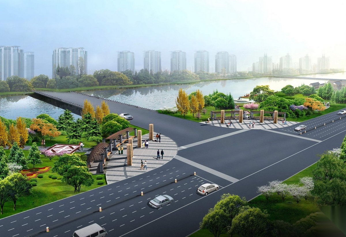 [北京]开敞式街旁绿地设计方案 景观 规划设计