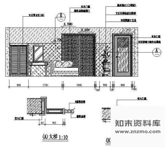 图块/节点装饰墙面 墙面通用节点