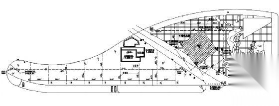 广场地下排水盲沟布置图 建筑给排水 给排水图