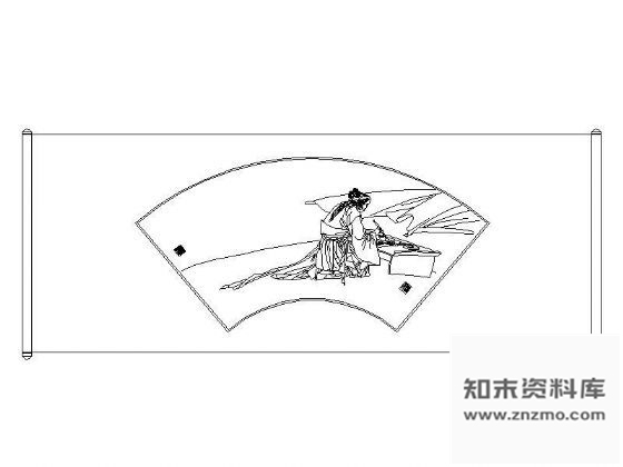 图块/节点八个古典画图块