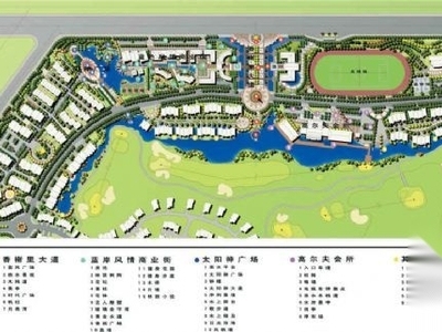 昆明滇池卫城景观设计方案 居住区景观
