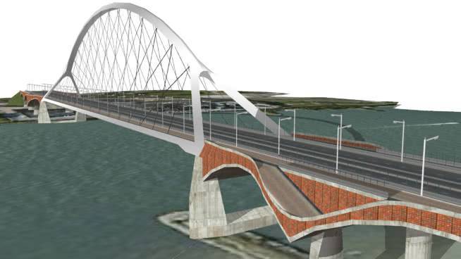 stadsbrug德oversteek，奈梅亨 钢拱桥