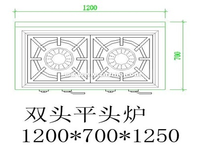 双头平头炉