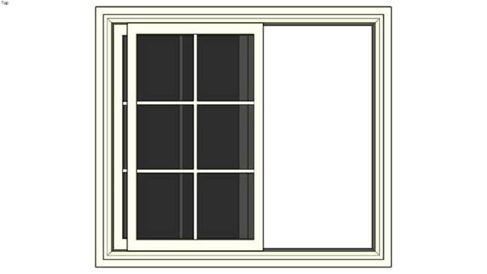 推拉窗 草图大师模型