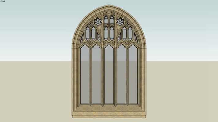 窗花 草图大师模型
