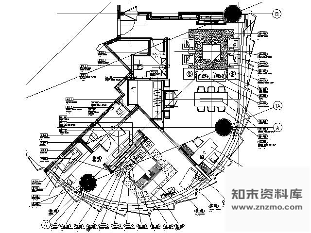 施工图南京某酒店行政套房施工图