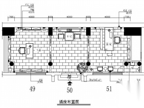 [安徽]精装典雅中式风情茶室装修施工图（含效果）