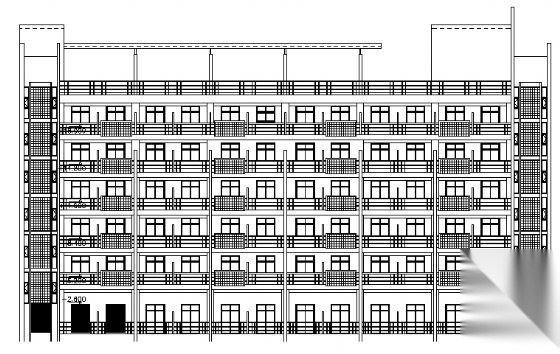 某工厂餐厅及宿舍楼建筑、结构施工图