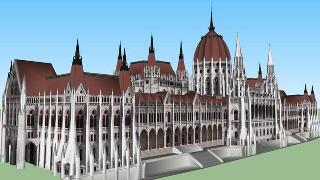 Parliament Budapest 宫殿 建筑 城堡 广场 室外