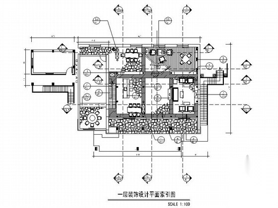 某现代农家乐度假会所室内装修图