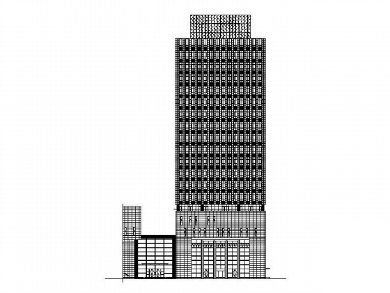 [山东]某十九层商业综合楼建筑施工图