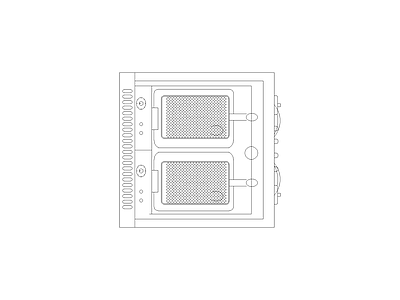 柜子 厨房厨具图块图块灶具图块灶具立面图块