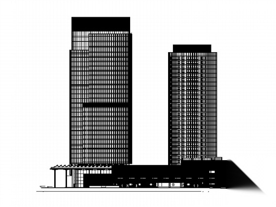 某二十九层由由酒店建筑施工图