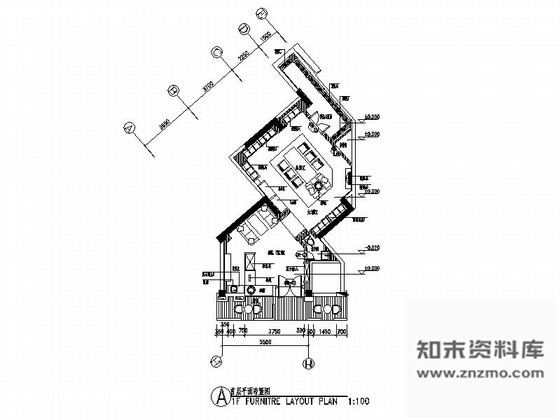 施工图广东某红酒坊室内设计全套装修图含效果