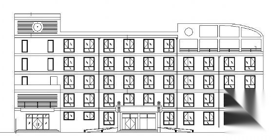 五层办公楼建筑施工图