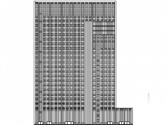 某二十六层汽车站建筑设计方案图