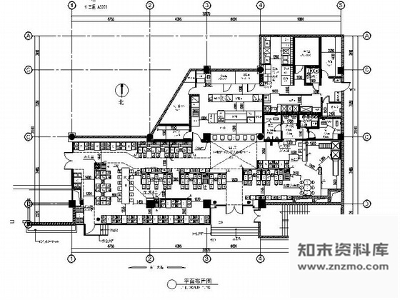 施工图南京某知名连锁快餐店室内装修施工图含效果