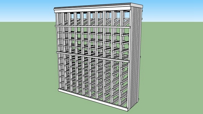 酒架 草图大师模型