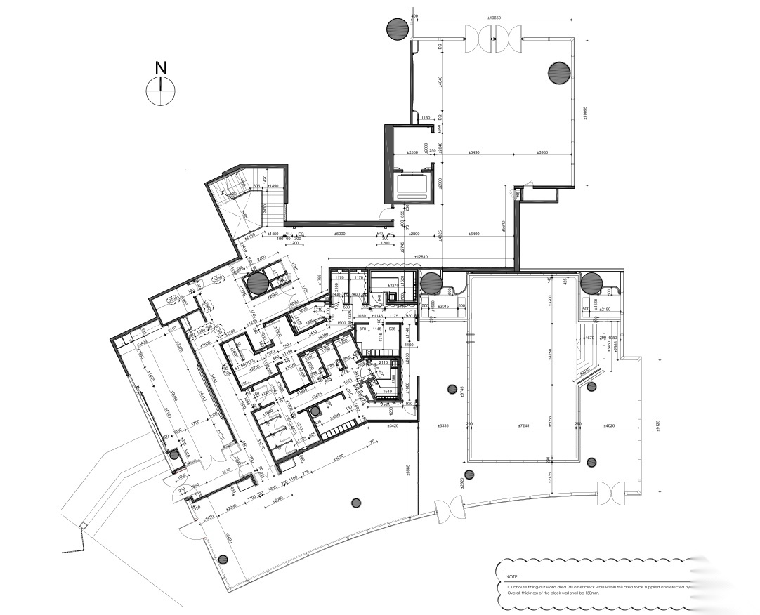 [澳门]SLD梁志天-澳门星玥CLUB HOUSE会所施工图+招标图...