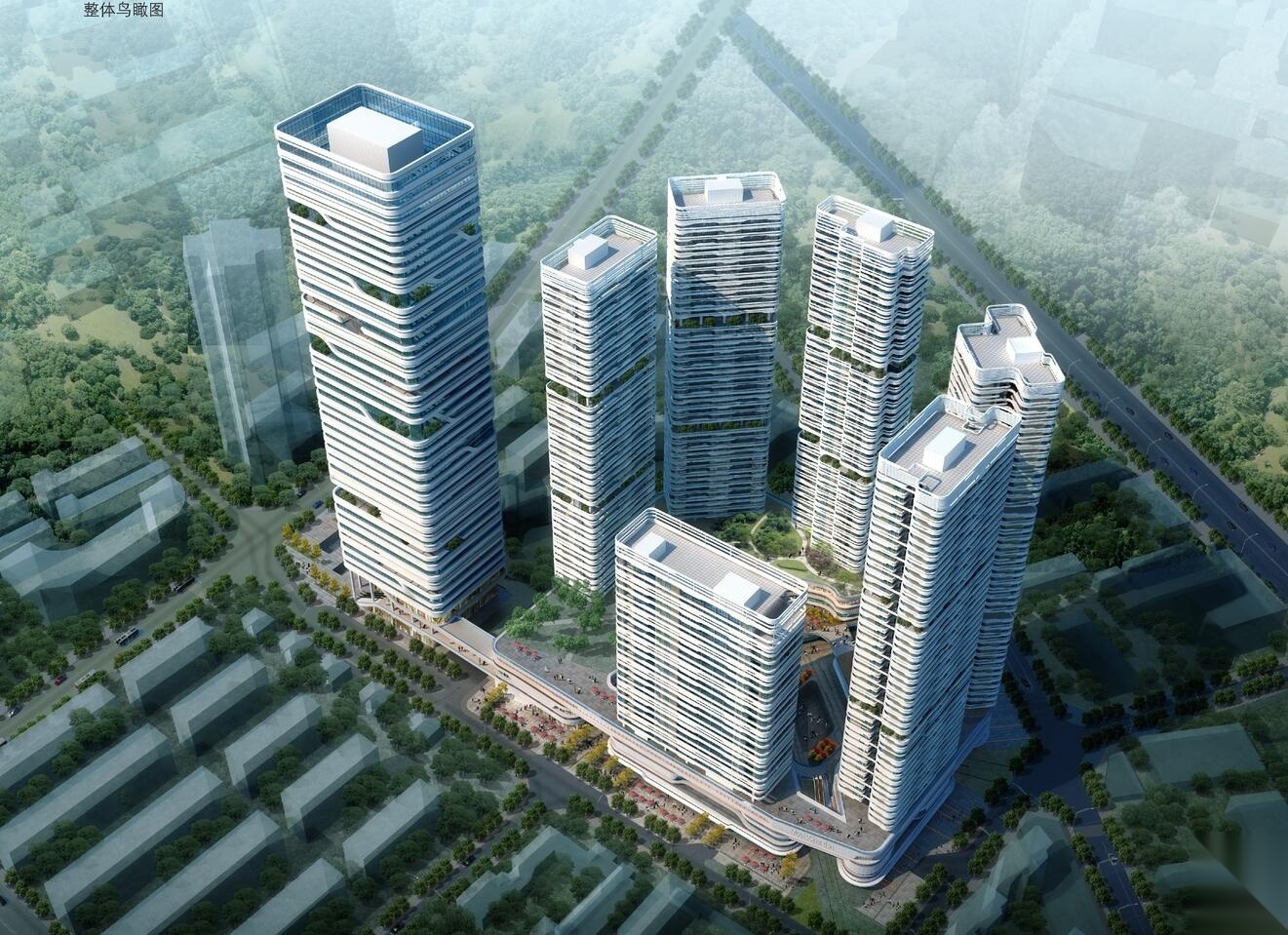 [广东]商业综合体规划及建筑单体设计方案文本设计（JPG...