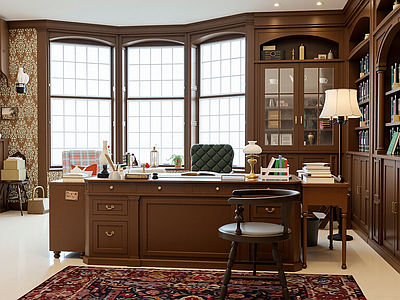 欧式书房