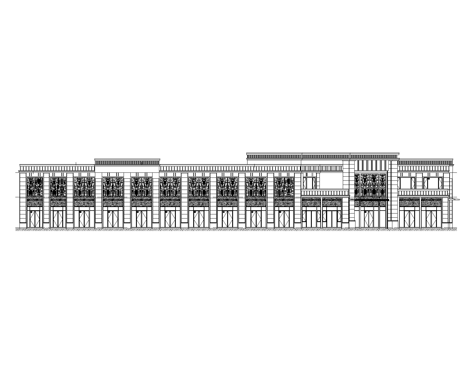 2层商业办公楼建筑施工图2017