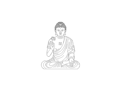 人物 中式佛龛柜神台柜佛像观音莲花宝座图块