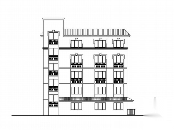 [浙江]多层社区活动中心建筑施工图