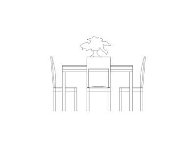 桌椅 现代家具图块别墅家具图块施工图