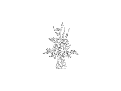 花 花瓶花卉绿植装饰摆件图块