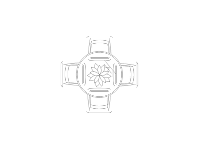 桌椅 现代家具图块别墅家具图块施工图