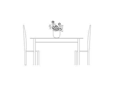 桌椅 现代家具图块别墅家具图块施工图