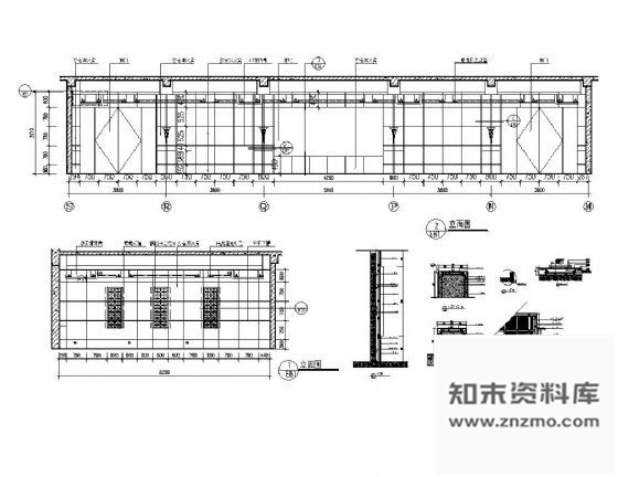 图块/节点外宾接待室墙面装饰详图