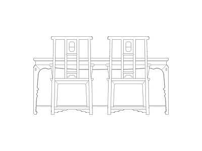 餐桌几类平立面餐桌 餐桌