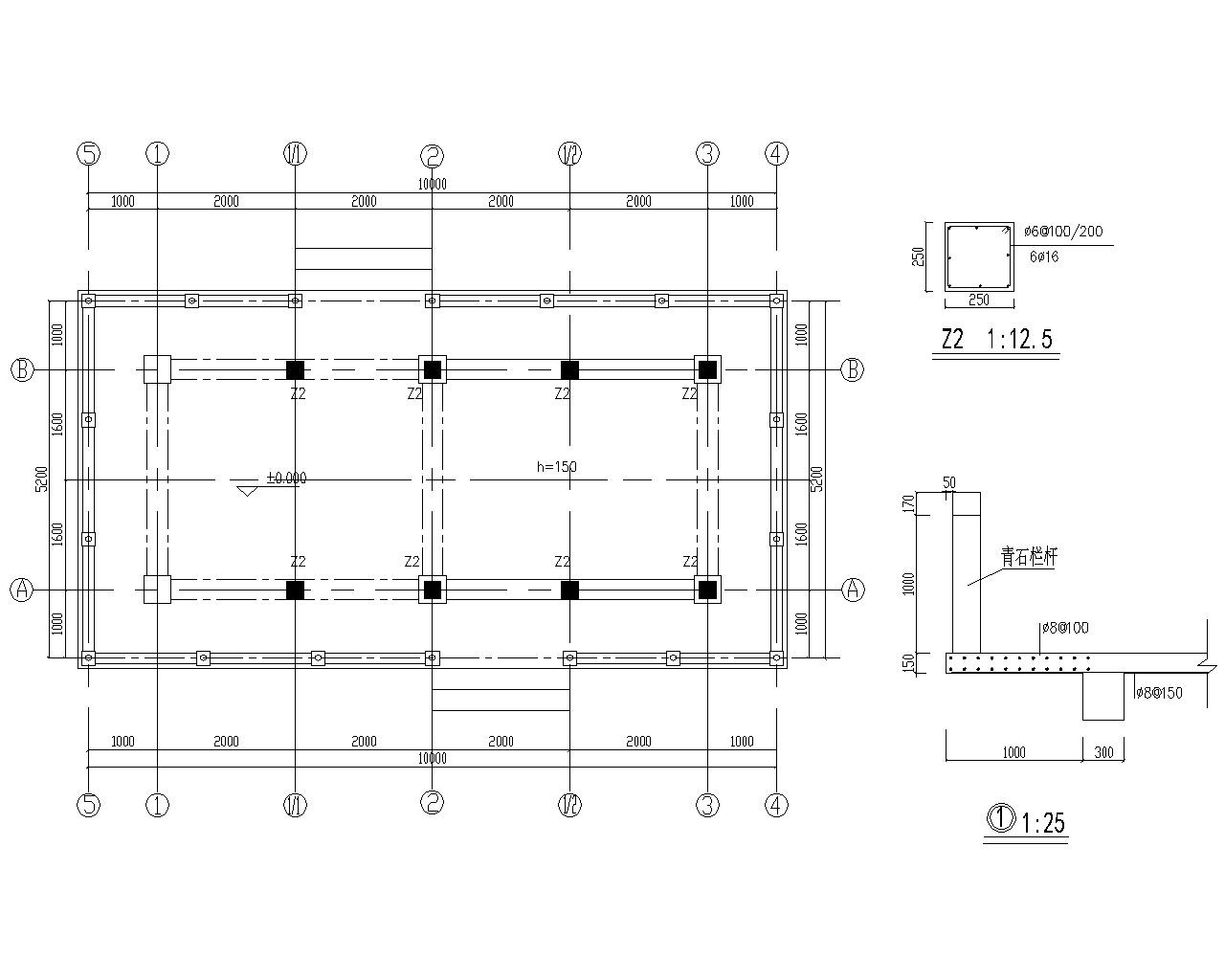 水榭混凝土 木结构 施工图 建筑通用节点
