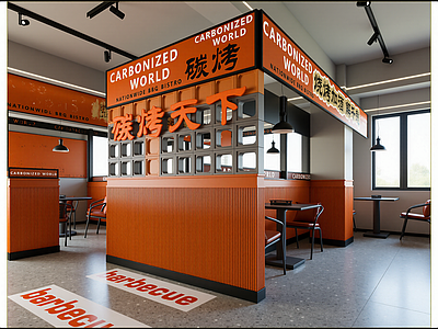 现代烧烤店