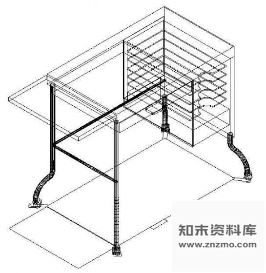 图块/节点办公家具CAD模型2