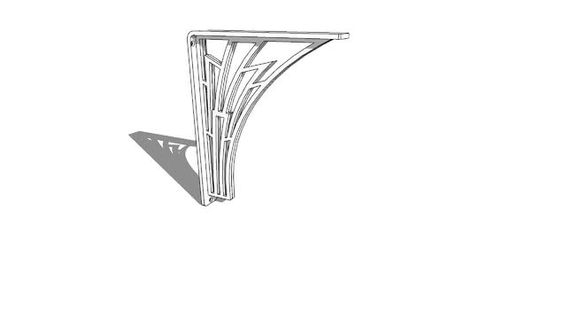 01650202-1单卷轴大巴西利卡铁支架（1.5“x 10”x 12”）可从组件选项的3种不同饰面中选择 台灯 钉子 饰品 桌子 椅子