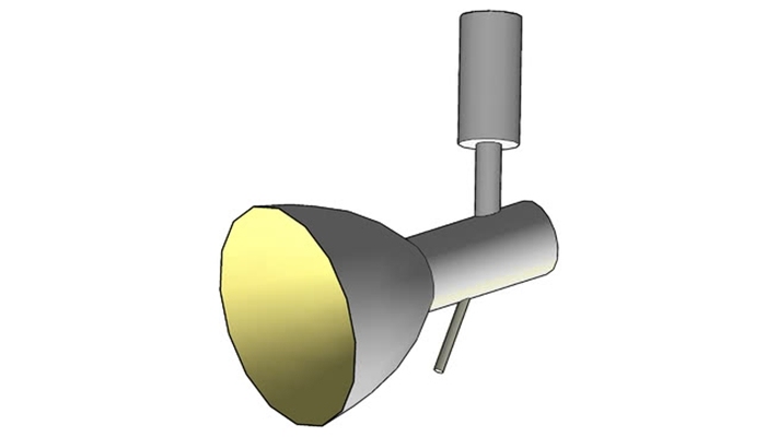 筒灯射灯 草图大师模型