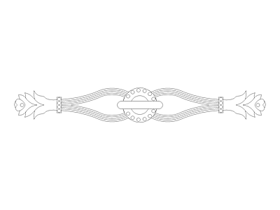 欧式家具图块 拉手